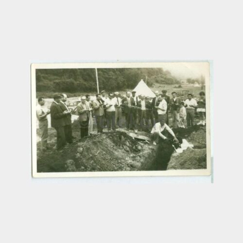 1960 Temel Atma Töreni Konulu 2 Adet Fotoğraf