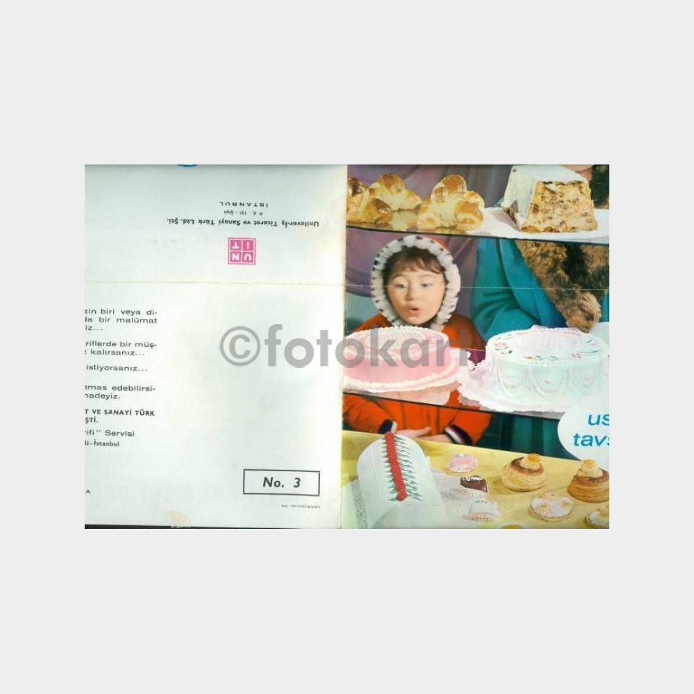 1960 Unilever Yağ - Pasta Tarifi-3 (Unit-Stella)