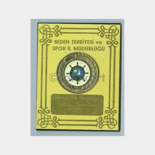 1988 İstanbul Yelken Yarışları Plaket