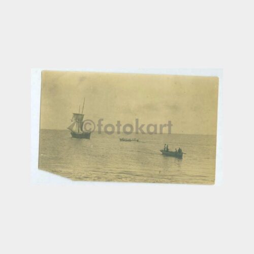 1910 Yelkenli Konulu Eski Fotoğraf