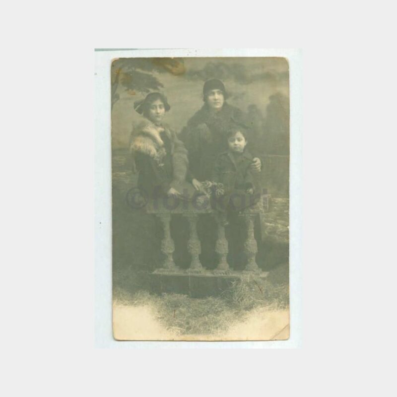 1928 Anne Çocuklar Stüdyo Fotoğraf