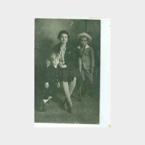 1930 Anne Çocukları Stüdyo Fotoğraf