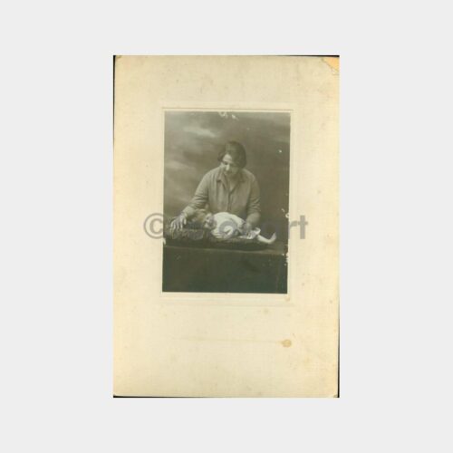 1920 Anne ve Çocuk Stüdyo Fotoğraf