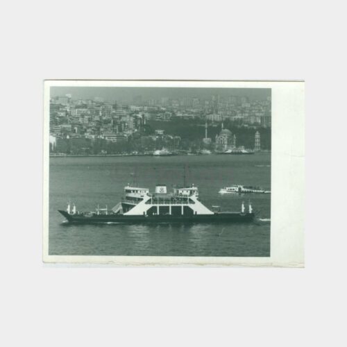 1980 İstanbul Kabataş Arabalı Vapur Fotoğraf
