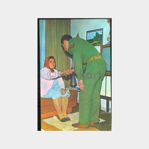 1975 Asker Konulu Fantezi Kartpostal