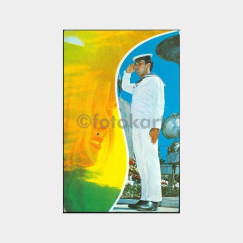 1975 Asker Konulu Fantazi Kartpostal