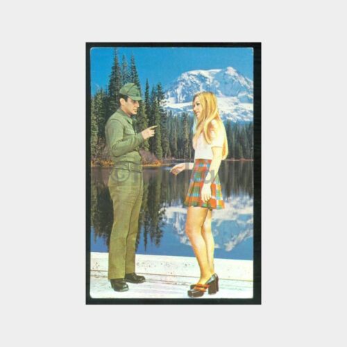 1975 Asker Konulu Fantazi Kartpostal