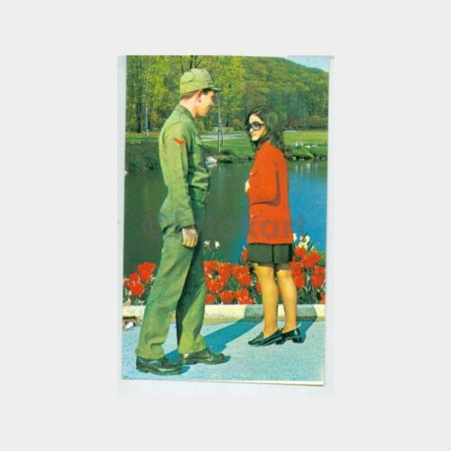 1975 Asker Konulu Fantazi Kartpostal