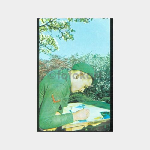 1975 Asker Konulu Fantazi Kartpostal