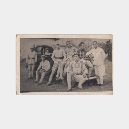 1948 Askerler Eski Otomobil Önünde Görünüş Fotoğraf