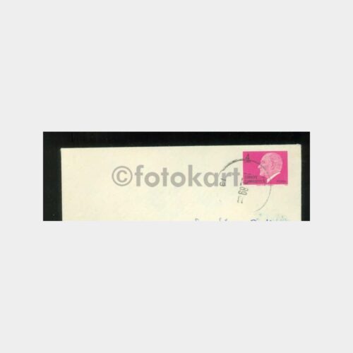 1989 Ata Baskı Pullu 4 Lira -Damgalı- Tebrik Zarfı