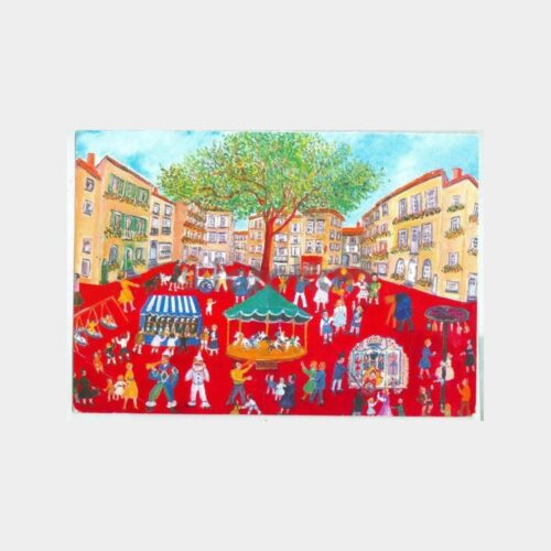 Bayramyeri Lunapark Konulu Baskılı Tebrik Kartı