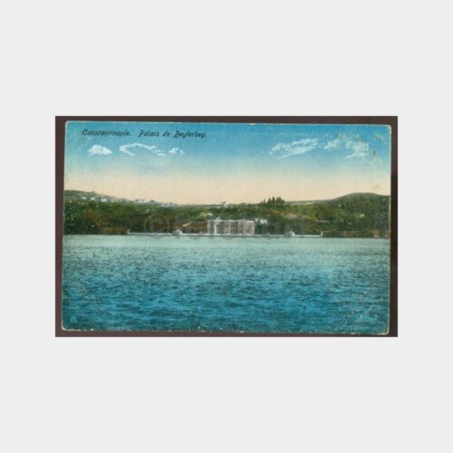 1910 Beyberbeyi Sarayı Görünüş Kartpostal