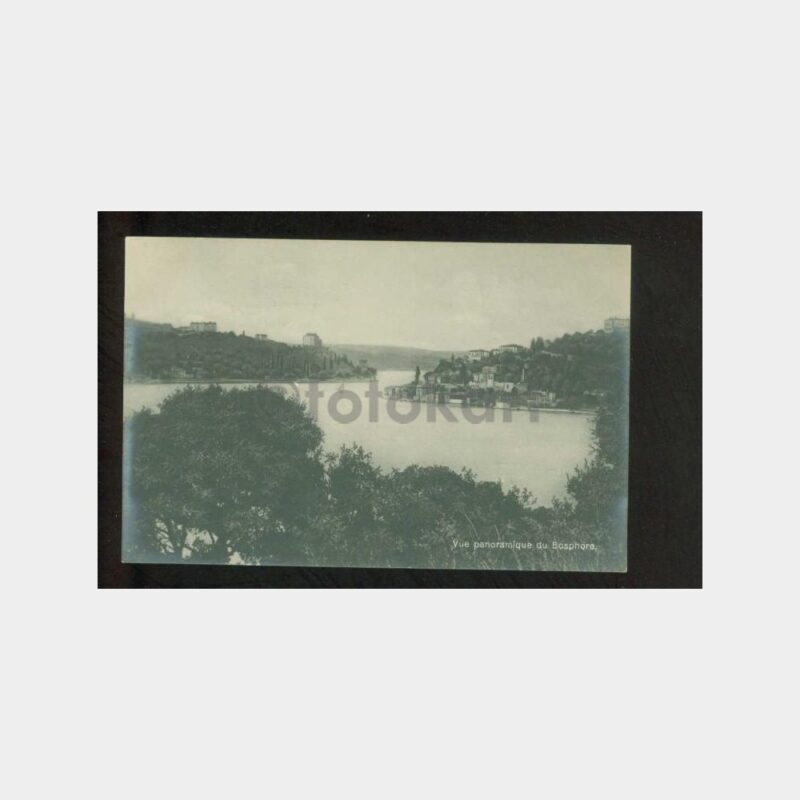 1928 İstanbul Boğaziçi Görünüş Kartpostal