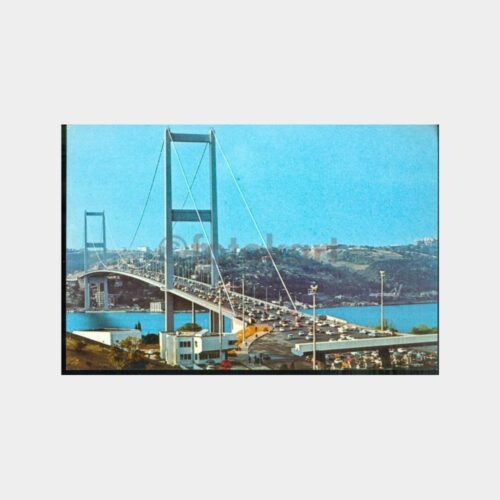 1974 Boğaziçi Köprüsü Görünüş Kartpostal