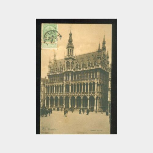 1908 Brüksel Kartı (İstanbul Varış Damgalı)