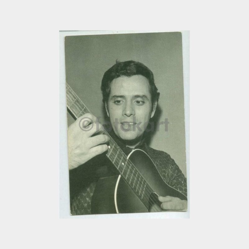 1980 Erol Büyükburç - Türk Pop Müzik Sanatçı Kartpostal