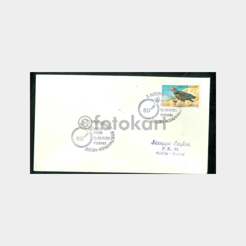 1980 Essen Pul Sergisi Türkiye Günü FDC