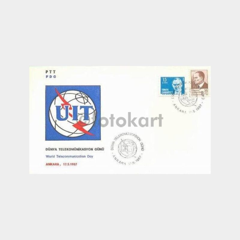 1987 Dünya Telekomünikasyon Günü FDC
