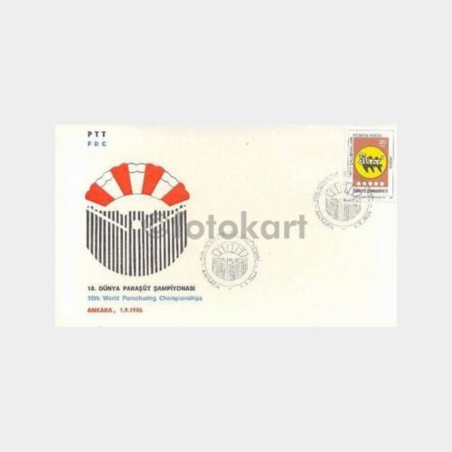 1986 18. Dünya Paraşüt Şampiyonası FDC