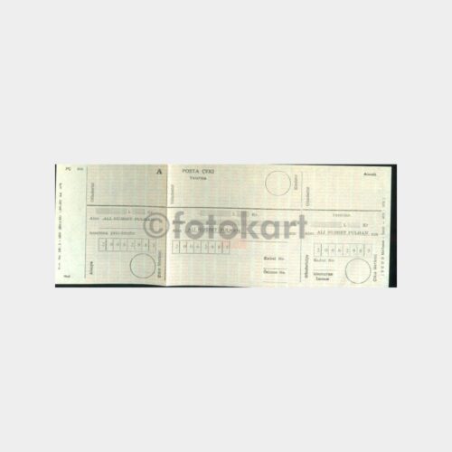 1977 Ali Nusret Pulhan - Filateli Konulu Evrak