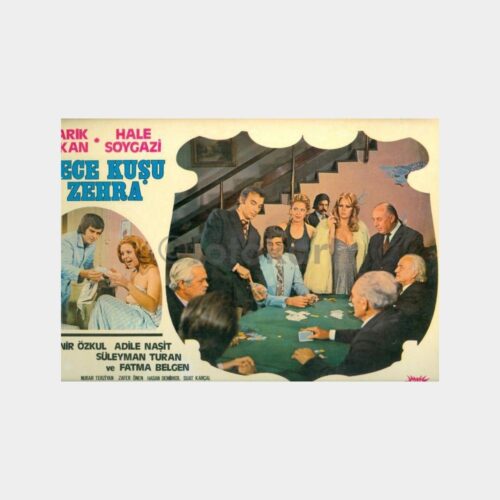 1975 Gece Kuşu Zehra - Tarık Akan-Hale Soygazi Lobi Kartı