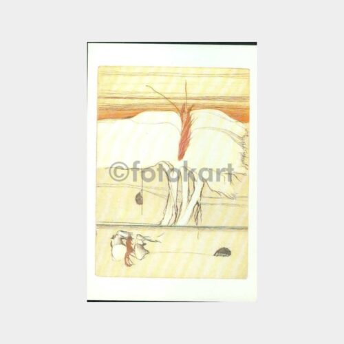 1982 Ressam Mehmet Güler - Tablo Kartpostal