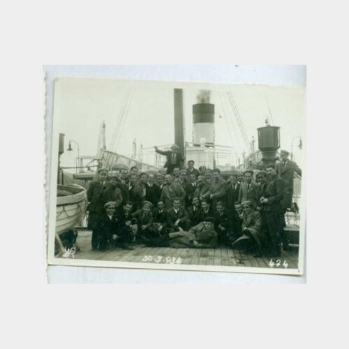 1934 Vapur Güvertesinde Grup Fotoğraf