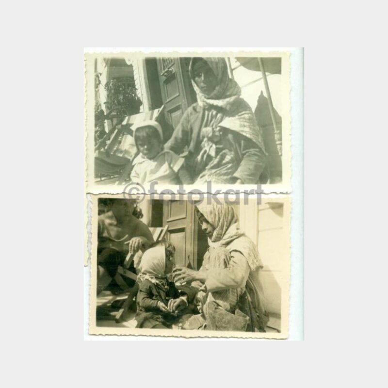 1935 İstanbul Halk Tipleri Fotoğraf (5 Adet) - Görsel 2