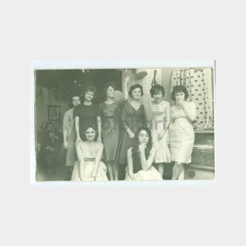 1954 Okul Hatırası Kadınlar Fotoğraf