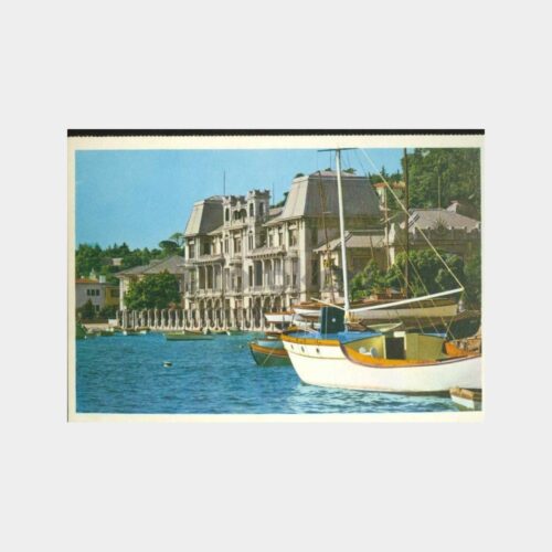 1967 Bebek Koyu Hidiv Yalısı Görünüş Kartpostal