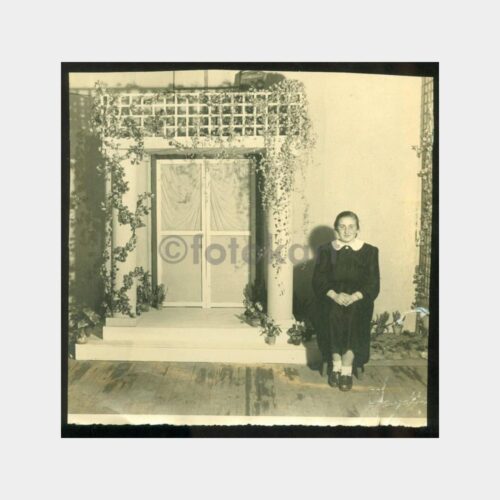 1949 Foto Hayrettin - İlkokul Kız Öğrenci Fotoğraf