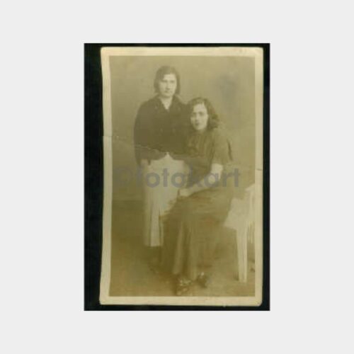 1936 Kadın Arkadaşlar Stüdyo Fotoğraf