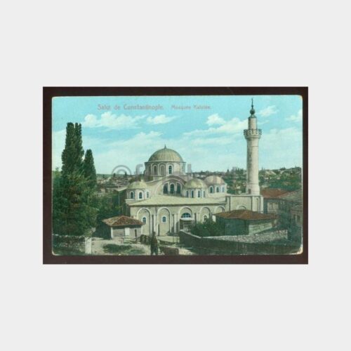 1910 İstanbul Kariye Camii Görünüş Kartpostal