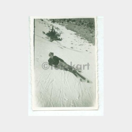 1941 Kayakçı Konulu 2 Adet Fotoğraf