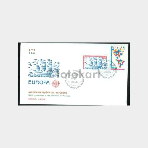 1992 Europa CEPT Amerika Keşfi FDC