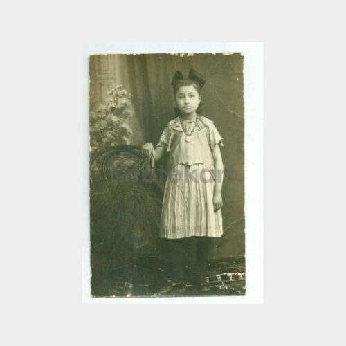 1930 Kız Çocuk Stüdyo Fotoğraf