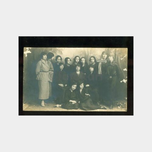 1927 Kız Öğrenciler Stüdyo Fotoğraf