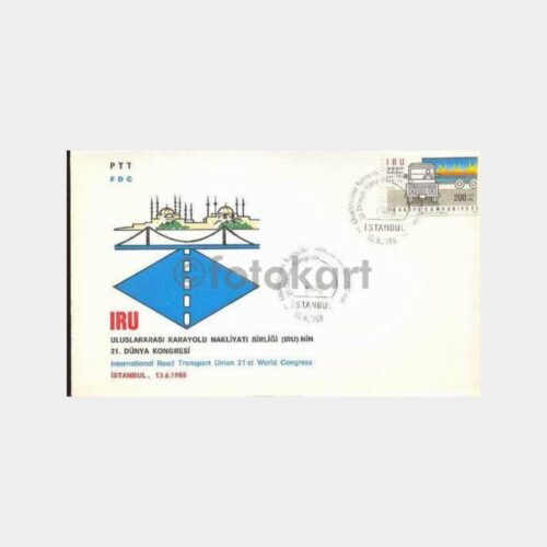 1988 Karayolu Nakliyat Kongre FDC