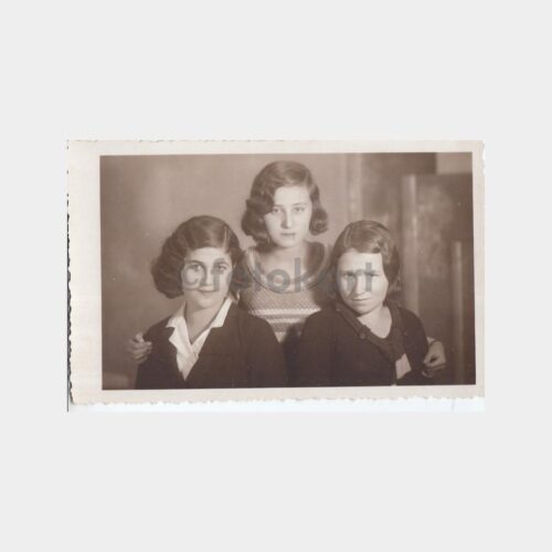 1940 Stüdyo Öğrenci Kızlar Fotoğraf