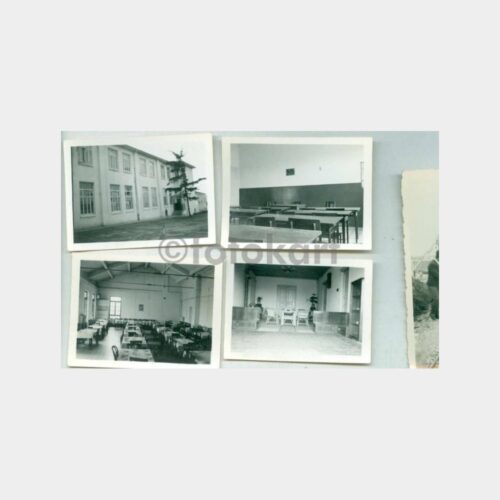 1940 Anadolu Okul İçi Görünüş 4 Adet Fotoğraf