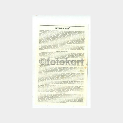 1954 Squibb İlaç Prospektüsü