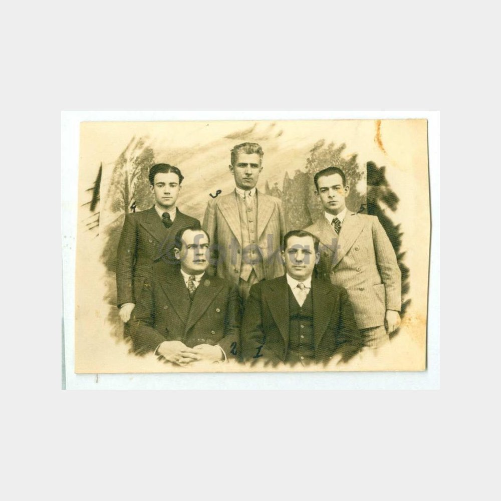 1929 Resmi Daire Görevli Baylar Fotoğraf