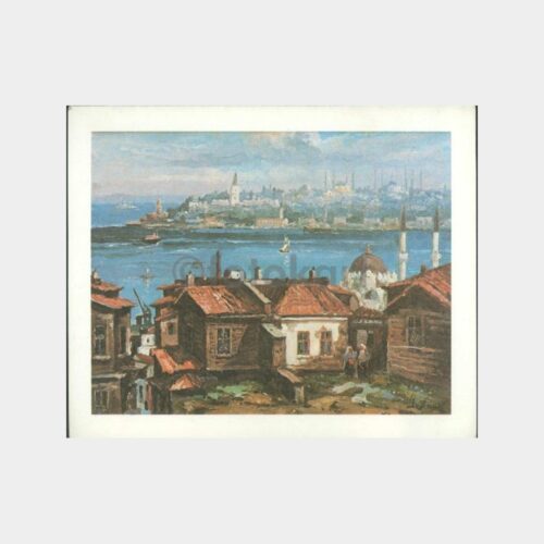 Ressam İbrahim Safi - İstanbul Tablosu Kartı