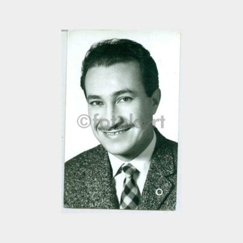 1980 Mustafa Sağyaşar - Türk Sanat Müziği Sanatçı Kartpostal