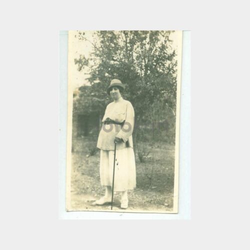 1928 Şapkalı Kadın Fotoğraf