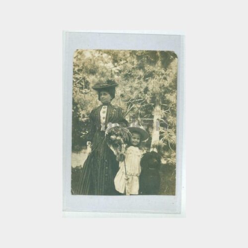 1920 Şapkalı Kadın - Çocuk Görünüş Fotoğraf