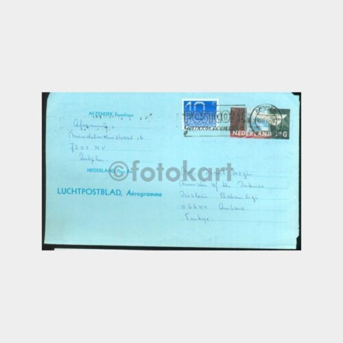 1993 Hollanda Pullu Zarf