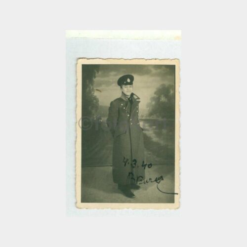 1940 Askeri Öğrenci - Stüdyo Arka Plan Fotoğraf