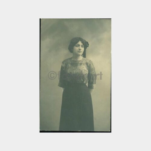 1930 Kadın Görünüş Stüdyo Fotoğraf